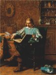 (image for) A Cavalrist Reading in a Seventeenth Century Interior
